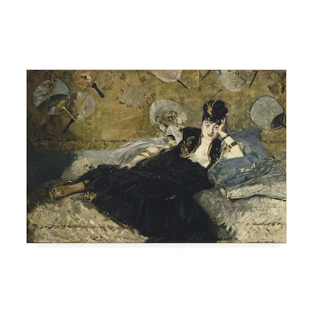 Manet 'Woman With Fans' Canvas Art,12x19